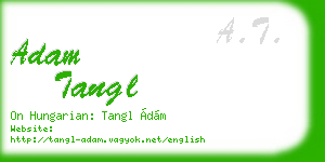 adam tangl business card